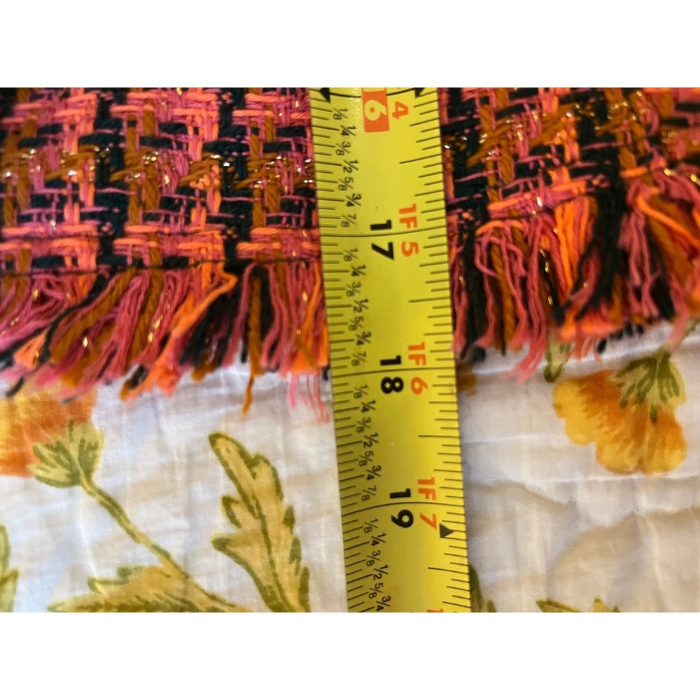 NWT Anthropologie Maeve Tweed Cropped Fringe Blazer - Picture 7 of 11